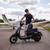 Huvudlåda - Elmoped Evolite Viverra Doohan 1200W - Mattsvart